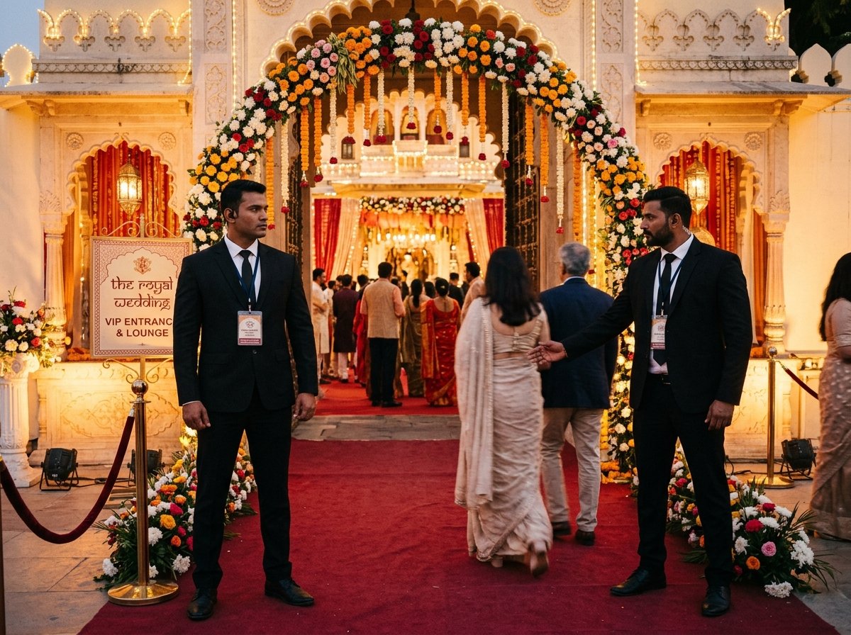 VIP Entrance Executive Protection and Bouncer Escort Udaipur