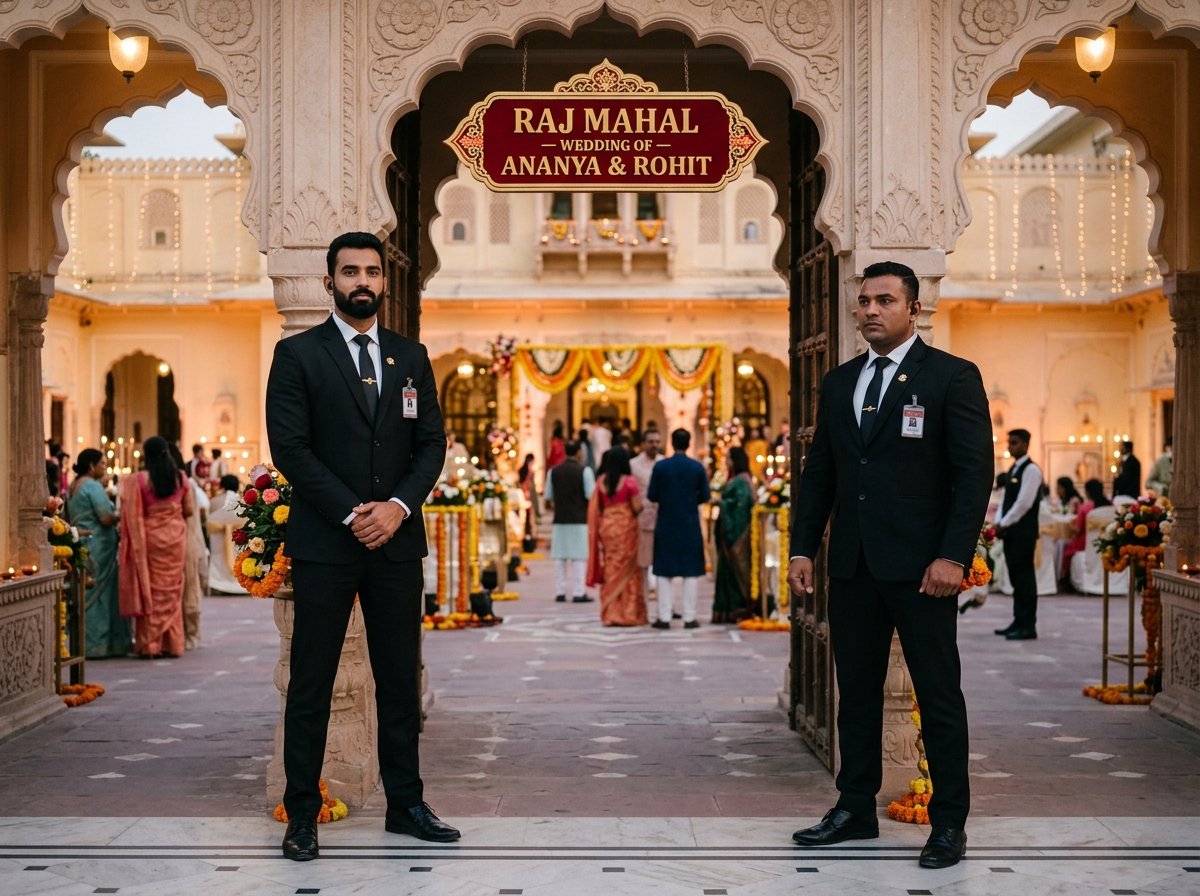 Royal Wedding Grand Entrance Bouncers and Access Security